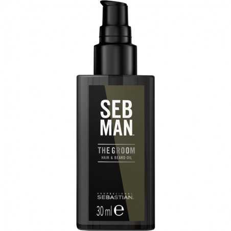 THE GROOM HAIR & BEARD OIL 30ML SEBASTIAN