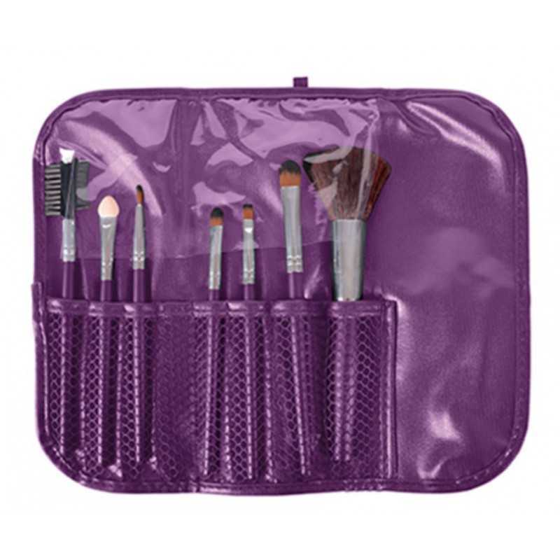 MANTA 7 PINCELES MAQUILLAJE