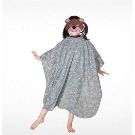 CAPA CORTE INFANTIL ANIMALES GRIS