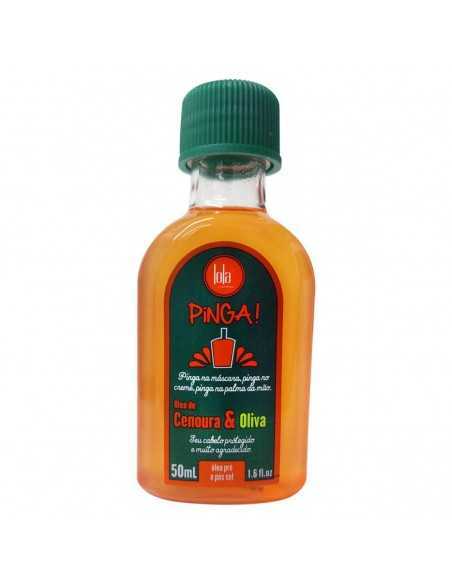 PINGA CENOURA E OLIVA ÓLEO 50ML LOLA COSMÉTICS