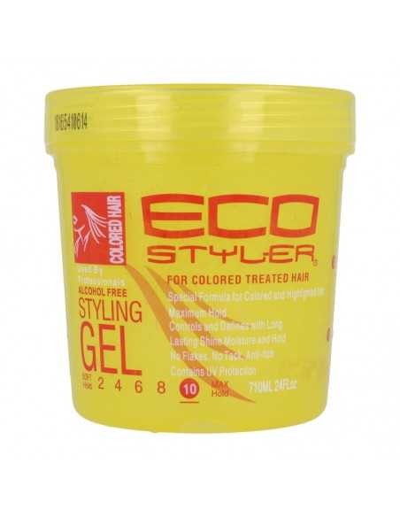 STYLING GEL COLORED HAIR YELLOW