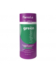 POLVO DECOLORANTE VERDE NO YELLOW 450G FANOLA