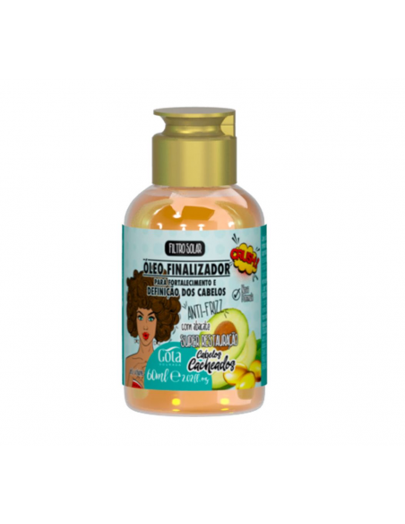 OLEO FINALIZADOR FORTALECIMENTO CACHEADOS 60ML GOTA DOURADA