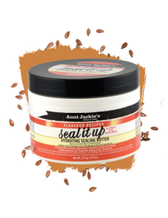 FLAXSEED SEAL IT UP HYDRATING SEALING BUTTER AUNT JACKIE'S 213G