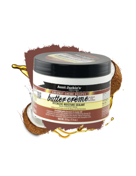 AUNT JACKIE'S COCONUT BUTTER CRÈME INTENSIVE MOISTURE SEALANT 213G