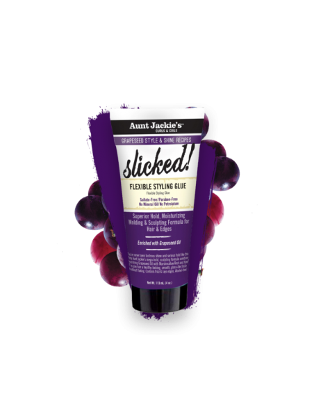 AUNT JACKIE'S GRAPESEED SLICKED FLEXIBLE STYLING GLUE 114G