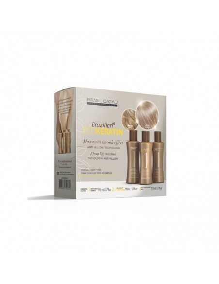 KIT TRATAMIENTO BRASILIAN KERATIN 3X110ML BRASIL CACAU