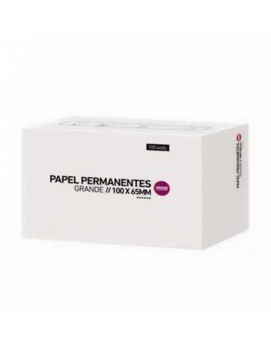 PAPEL PERMANENTES GRANDE 100X65MM 100UDS PERFECT BEAUTY