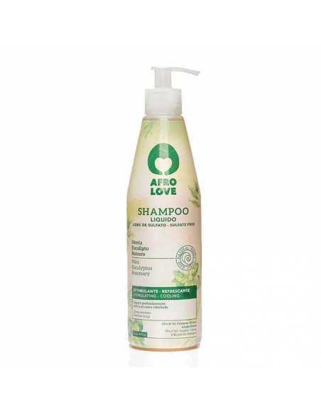 CHAMPÚ SIN SULFATOS REFRESCANTE MENTA 450ML AFRO LOVE