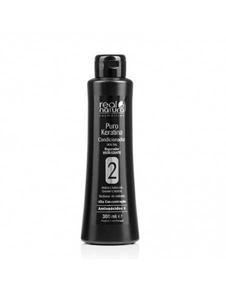 ACONDICIONADOR SEM SAL PURO KERATINA 300ML REAL NATURA
