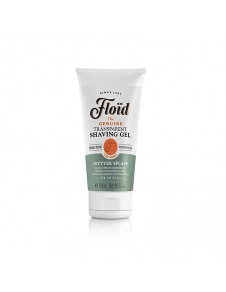 FLOÏD TRANSPARENT SHAVING GEL VETYVER SPLASH 150ML