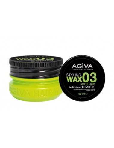 AGIVA HAIR STYLING WAX 03 MAT LOOK GREEN 90ML