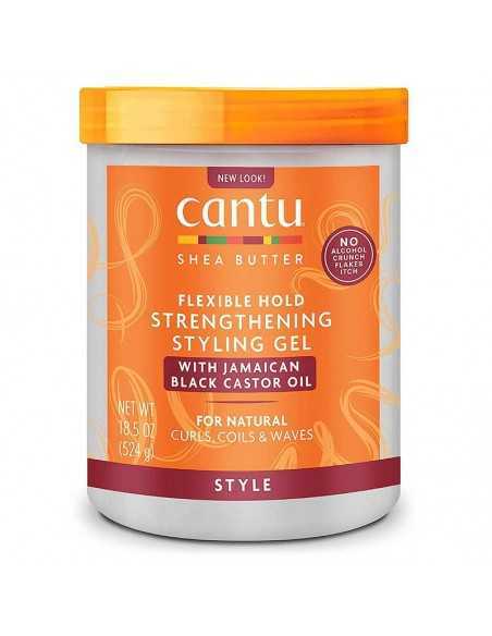 SHEA BUTTER FOR NATURAL HAIR STYLING GEL CON JAMAICAN BLACK CASTOR OIL 524G CANTU