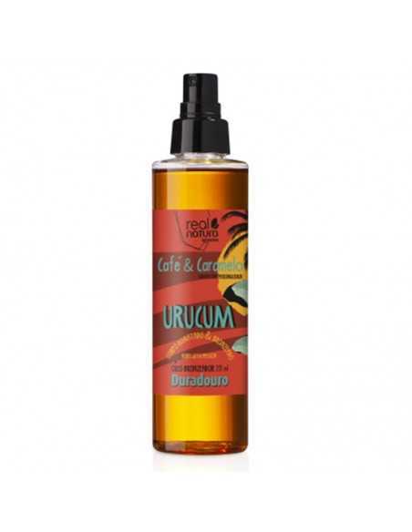 ÓLEO BRONZEADOR URUCUM CAFÉ E CARAMELO 200ML REAL NATURA