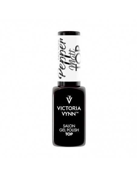 GEL POLISH TOP NO WIPE PEPPER MATT 8ML VICTORIA VYNN
