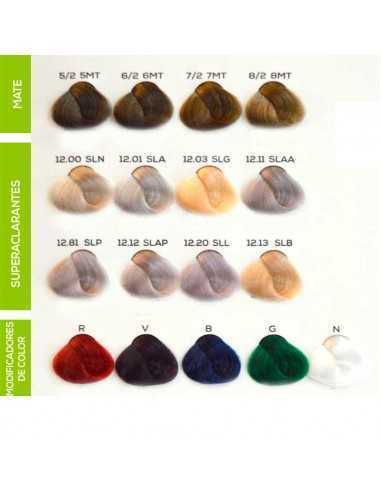 TINTE PERMANENTE HAIR COLOR CREAM 100ML JJ carta
