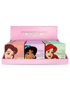 DISNEY POP PRINCESS MINI EYESHADOW PALETTES: BELLA, JASMINE Y ARIEL X24 MAD BEAUTY