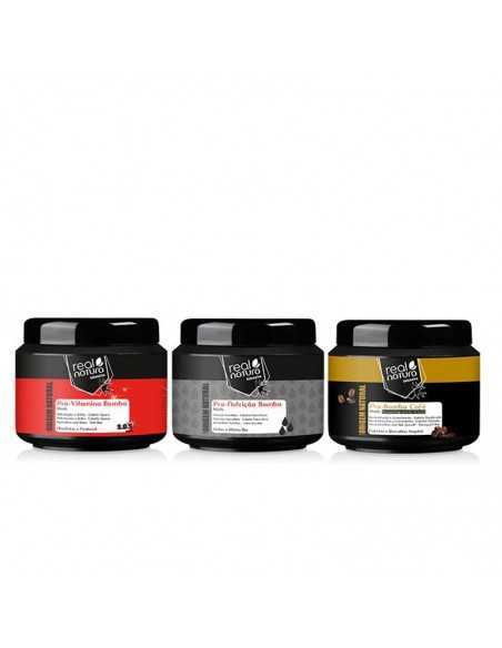 KIT MASCARAS BOMBA 3X200ML REAL NATURA