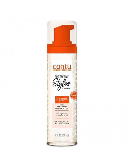 PROTECTIVE STYLES SET AND REFRESH FOAM 237ML CANTU