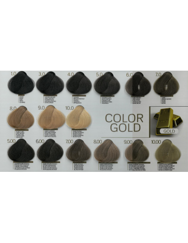 TINTE GOLD SIN AMONIACO 100ML DESING LOOK