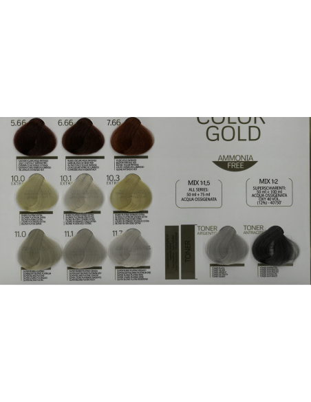 TINTE GOLD SIN AMONIACO 100ML DESING LOOK