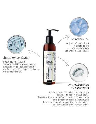 GEL GLOWY CLEANSING 200ML BEAUTE MEDITERRANEA