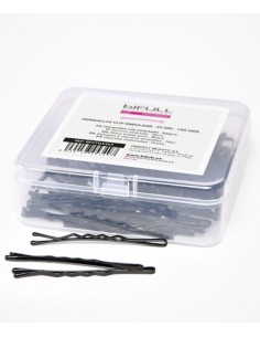 CAJA CLIP ONDULADO NEGRO 59MM 150UDS