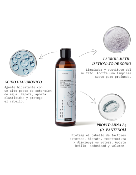 CHAMPU SILKY RESTORING HYALURONIC 300ML BEAUTE MEDITERRANEA
