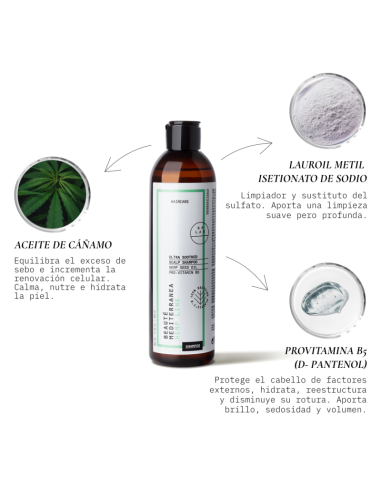 CHAMPU ULTRA SOOTHED SCALP 300ML BEAUTE MEDITERRANEA
