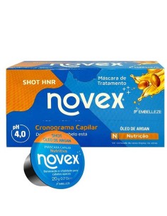 MASCARILLA SHOT ACEITE DE ARGAN 20G EMBELLEZE NOVEX
