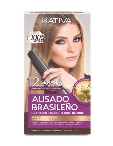 KATIVA KIT ALISADO BRASILEÑO PARA CABELLO CLARO