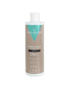 CHAMPU POWER COLOR BLACK 0% 400ML VALQUER