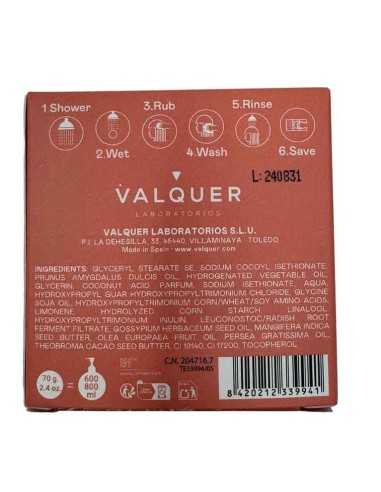 CHAMPU Y ACONDICIONADOR SOLIDO 2 EN 1 ESPECIAL RIZOS 70 G VALQUER