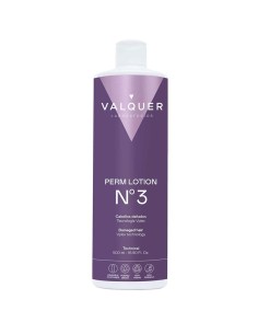 LIQUIDO PARA PERMANENTE NUMERO 3 CABELLOS ESTROPEADOS 500ML VALQUER
