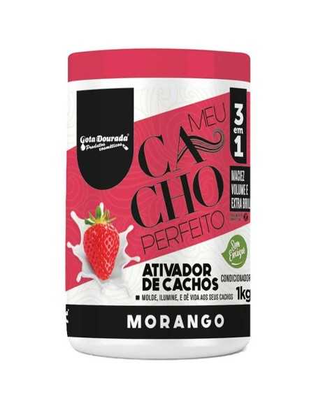 ACTIVADOR DE RIZOS MEU CACHOS PERFEITO MORANGO 1000G GOTA DOURADA