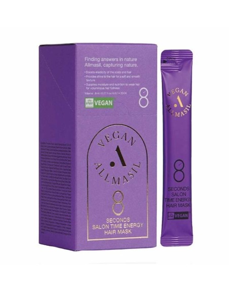 8 SECONDS SALON TIME ENERGY HAIR MASK STICK POUCH 20X8ML ALLMASIL