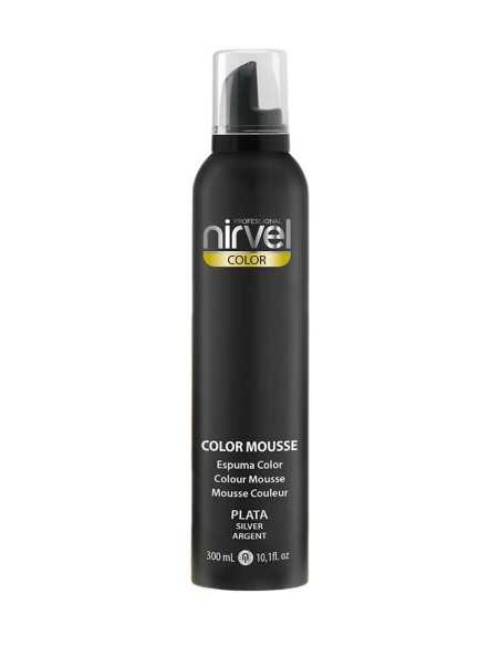 ESPUMA COLOR MOUSSE PLATA 300ML NIRVEL