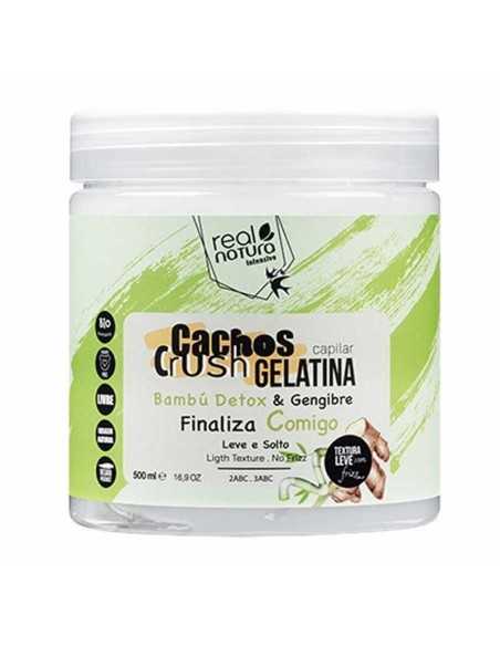 REAL NATURA GELATINA CACHOS CRUSH BAMBÚ & JENGIBRE 500ML