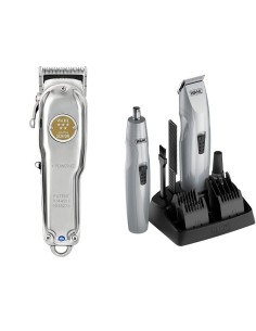 PACK CORDLESS SENIOR METAL EDITION + MUSTACHE & BEARD WAHL