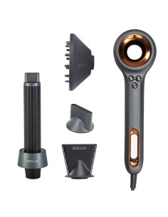 SECADOR IÓNICO BRUSHLESS NEGRO 1500W SET EOLUX