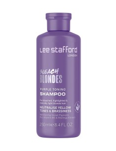 BLEACH BLONDES PURPLE TONING SHAMPOO 250ML LEE STAFFORD