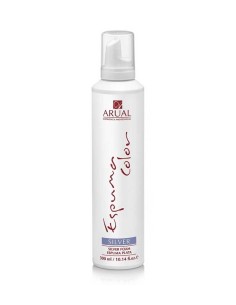 ARUAL ESPUMA COLOR PLATA CELESTE 300ML