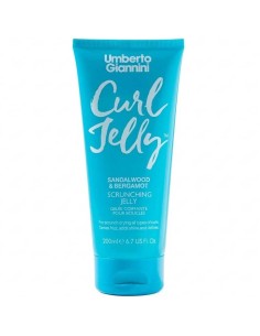 CURL JELLY SANDALWOOD & BERGAMOT SCRUNCHING JELLY 200ML UMBERTO GIANNINI