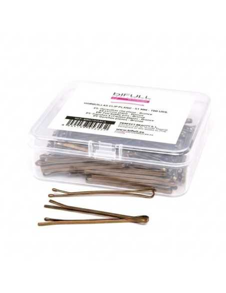 CLIP PLANO 59MM BRONCE CAJA 150 UNDS BIFULL