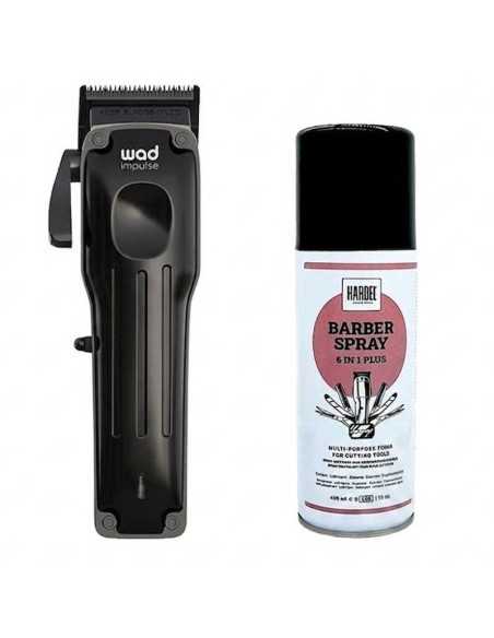 KIT CORTE PROFESIONAL WAD CLIPPER IMPULSE BLACK + SPRAY