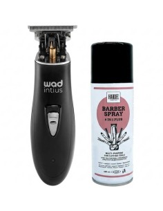 KIT CORTE PROFESIONAL WAD INTIUS TRIMMER BLACK-SILVER + SPRAY