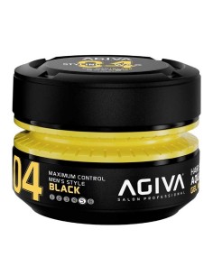 STYLING 04 HAIR GEL WAX BLACK 175ML AGIVA