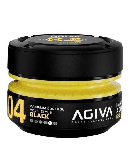 STYLING 04 HAIR GEL WAX BLACK 175ML AGIVA