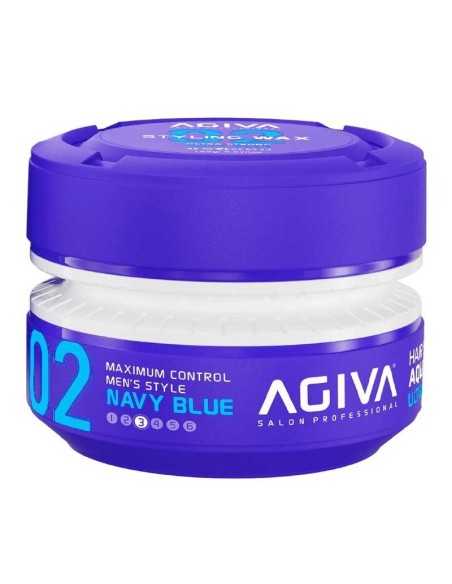 STYLING 02 HAIR WAX ULTRA STRONG NAVY BLUE 175ML AGIVA