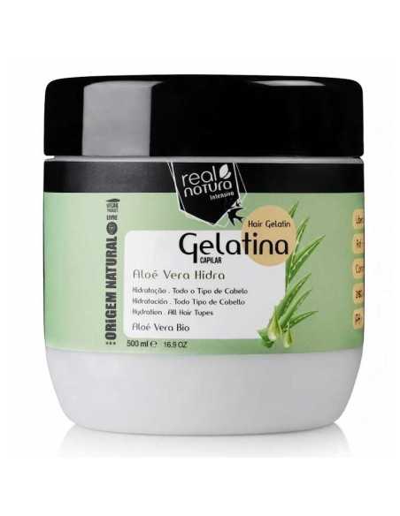 ALOE VERA GELATINA CAPILAR 500ML REAL NATURA
